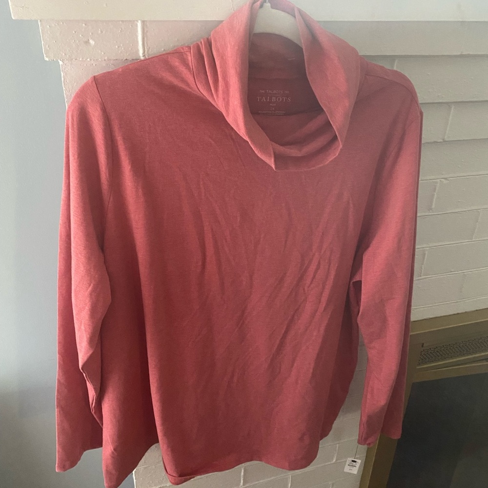 NWT Sz 2x Talbots Turtle Neck